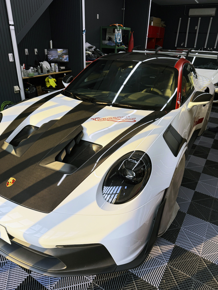 【事例紹介】ポルシェ GT3 RS フルプロテクション＆ラッピング