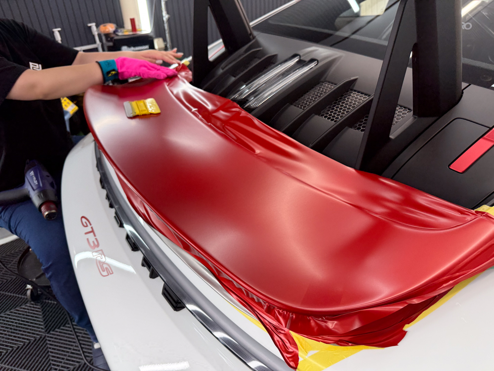 【事例紹介】ポルシェ GT3 RS フルプロテクション＆ラッピング
