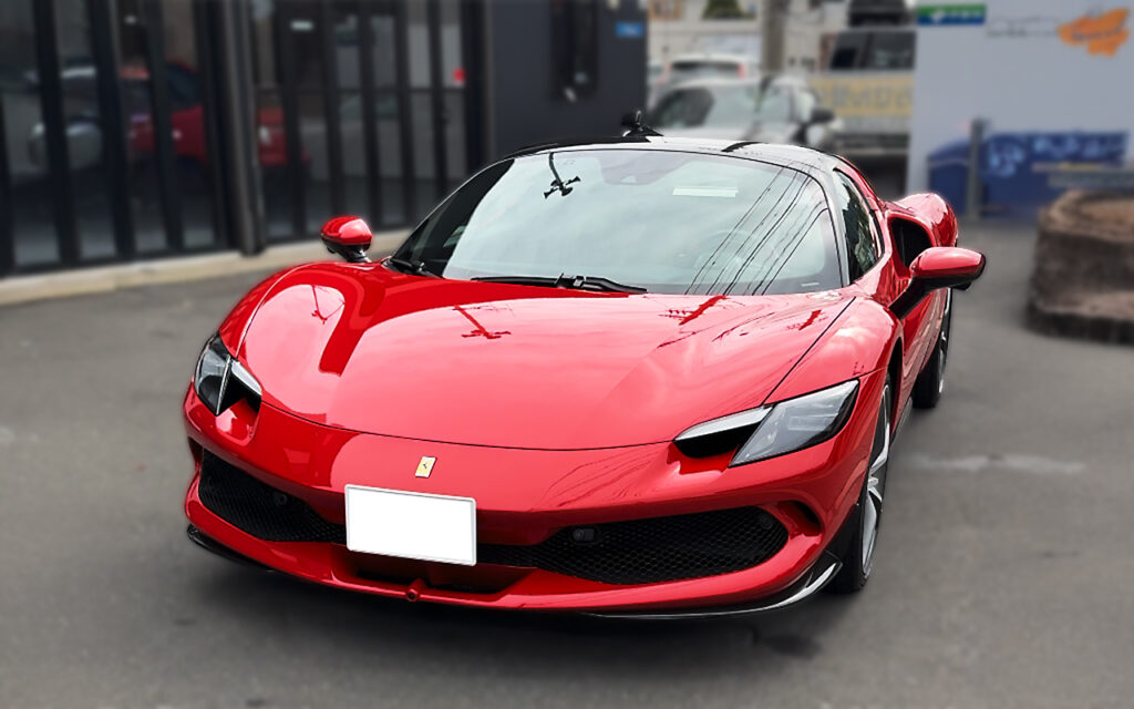 【事例紹介】フェラーリ296GTS フルプロテクション＆内装コーティング施工