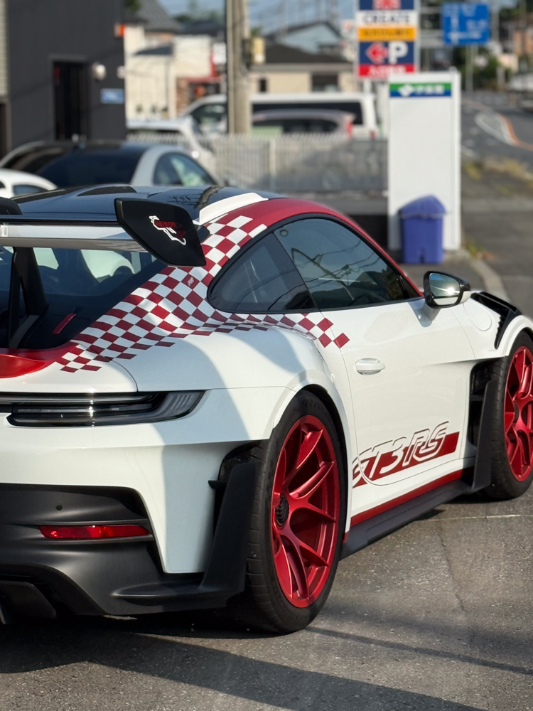 【事例紹介】ポルシェ GT3 RS フルプロテクション＆ラッピング