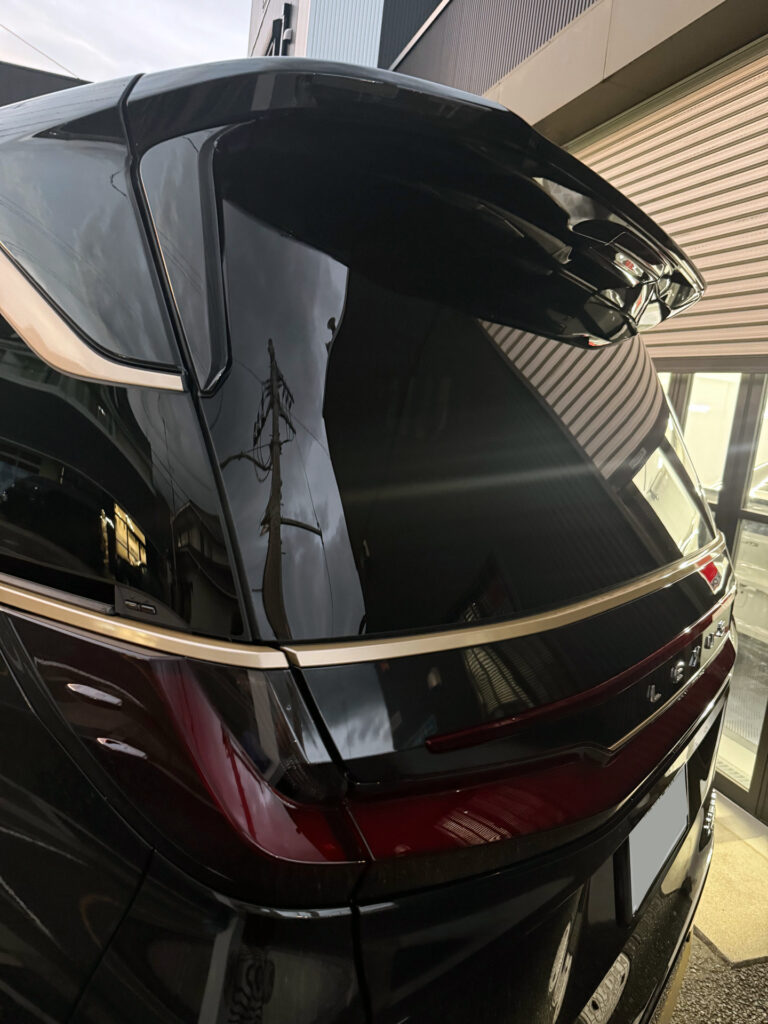 【事例紹介】レクサスLM フロントフルプロテクション＆ラッピング施工