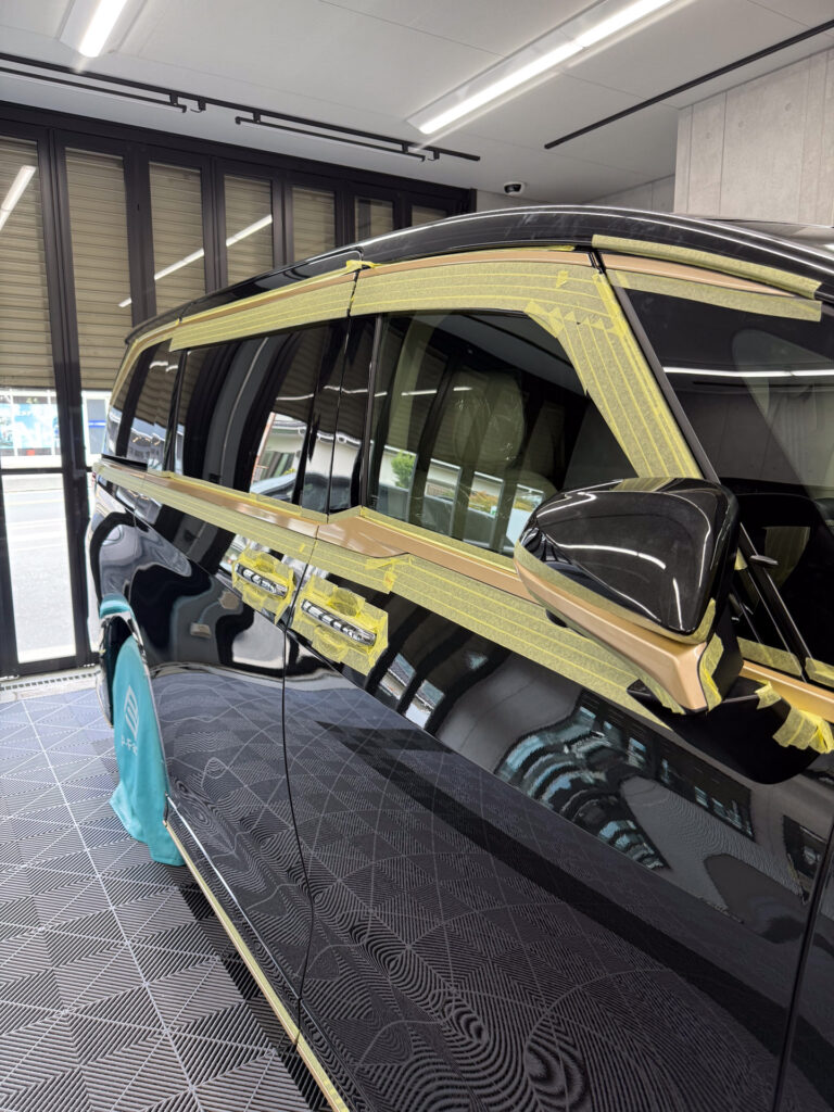 【事例紹介】レクサスLM フロントフルプロテクション＆ラッピング施工