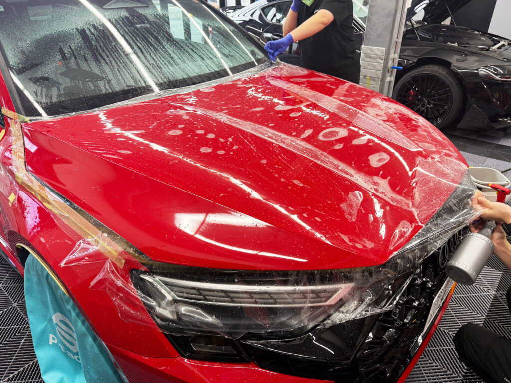 【事例紹介】アウディRS3 フロントフルプロテクション施工