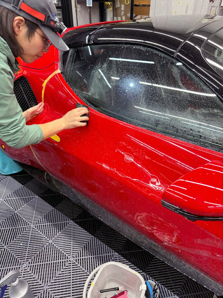 【事例紹介】フェラーリ296GTS フルプロテクション＆内装コーティング施工
