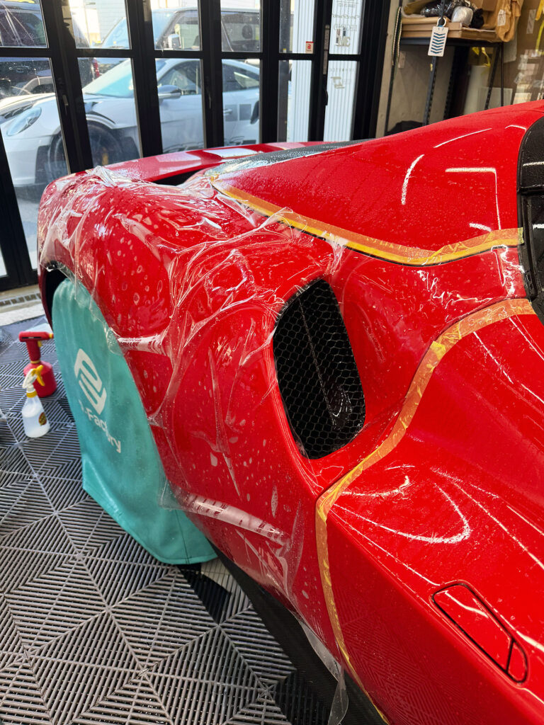 【事例紹介】フェラーリ296GTS フルプロテクション＆内装コーティング施工