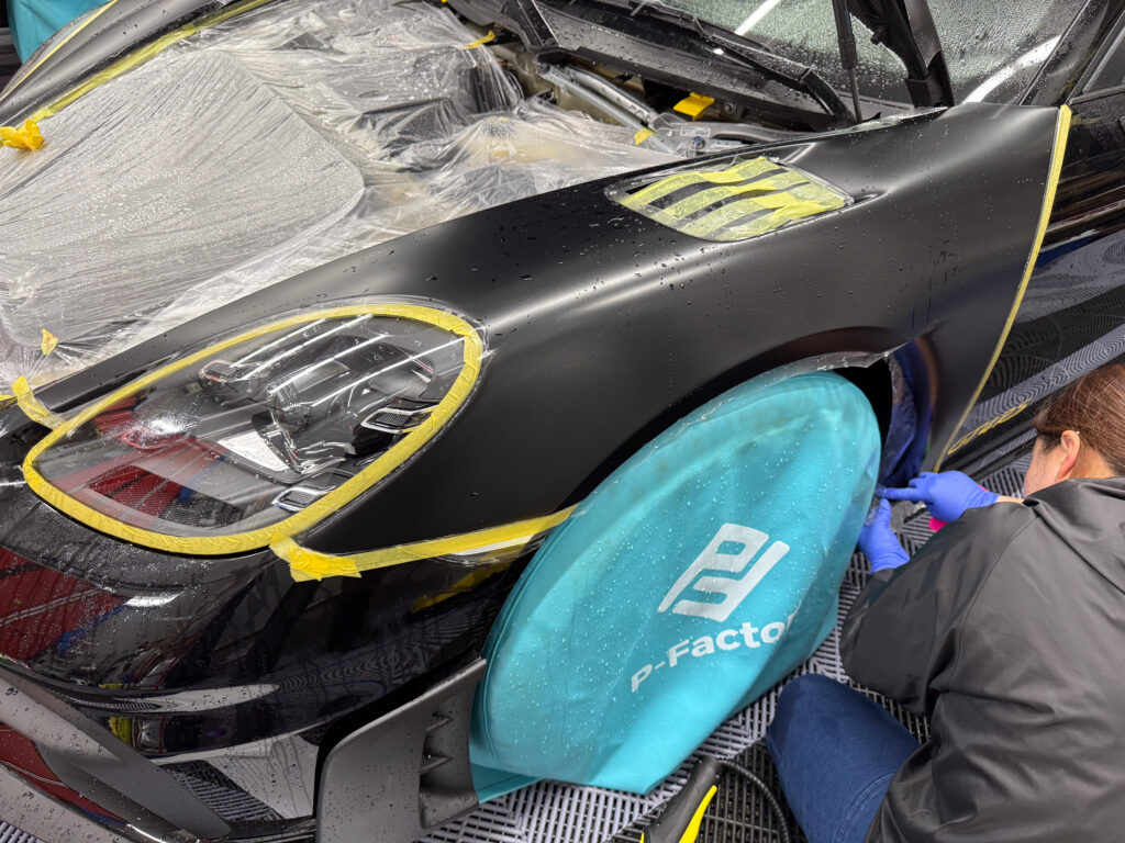 【事例紹介】ポルシェ718ケイマンGT4 RS マットフルプロテクション施工