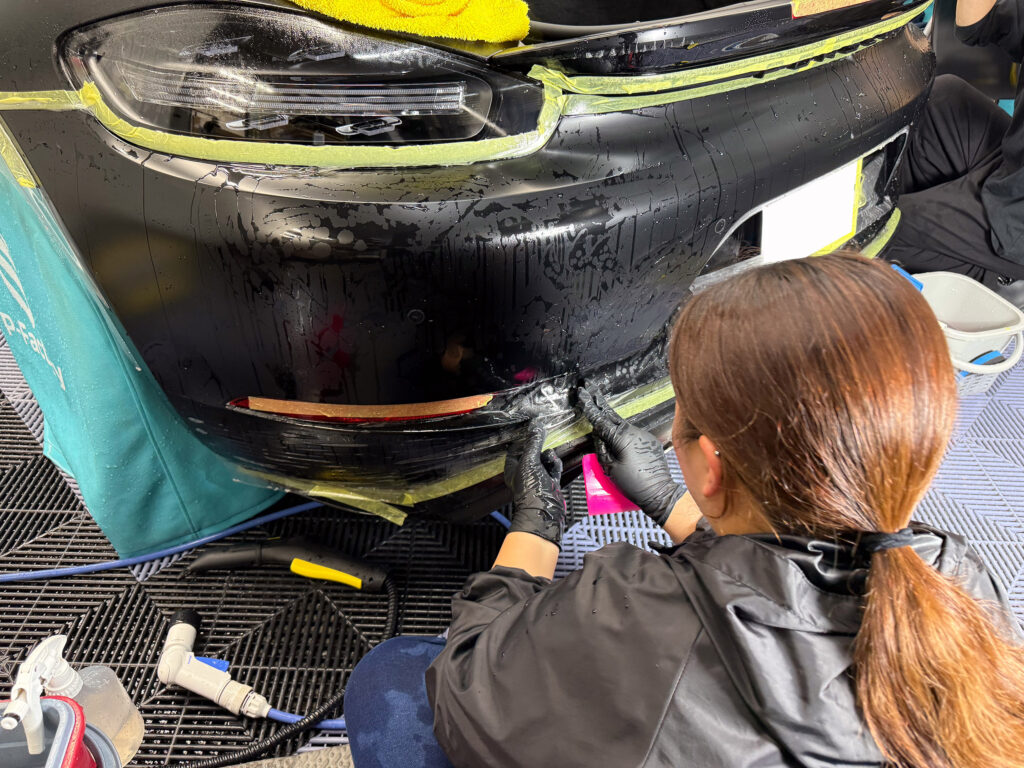 【事例紹介】ポルシェ718ケイマンGT4 RS マットフルプロテクション施工